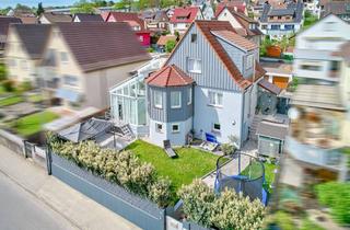 Haus kaufen in 73061 Ebersbach an der Fils, Einzigartiges Wohngefühl: Haus mit Charakter, Garten und Wintergarten