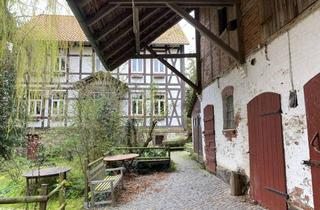 Haus kaufen in 37127 Dransfeld, Romantische Hofstelle für Pferdehalter in Bördel Dransfeld mit Stallungen und Grünland