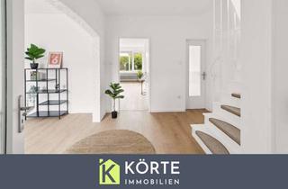 Haus kaufen in 49808 Lingen, Sofort einziehen & wohlfühlen: Großzügiges und frisch modernisiertes Reihenendhaus mit Garage und Ga
