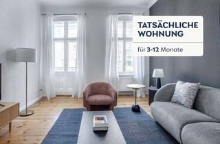 Immobilie mieten in Liselotte-Herrmann-Straße 10, 10407 Prenzlauer Berg (Prenzlauer Berg), Hochwertig ausgestatte & vollmöblierte 2 Zimmer Wohnung in excellenter Lage in Prenzaluer Berg.