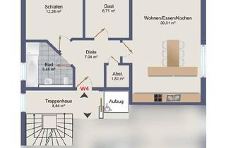 Wohnung kaufen in 66693 Mettlach, Mettlach - METTLACH: NEUBAU - 71 m² WOHNUNG AM WALDRAND