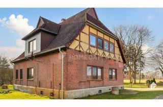 Haus kaufen in 21423 Winsen (Luhe), Wohnhaus mit Fachwerk, gut saniert | Viel Land in idyllischer Lage | Umbau zu ZFH möglich