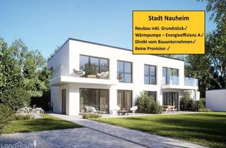 Doppelhaushälfte kaufen in 64569 Nauheim, Direkt vom Bauunternehmen - Direkt am Wald - Neubau Doppelhaushälfte - Wärmepumpe A+ provisionsfrei