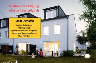 Reihenhaus kaufen in 67574 Osthofen, Neubau Reihenhaus - Wärmepumpe A+ keine Provision - Direkt vom Bauunternehmen