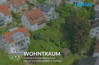 Wohnung kaufen in 73732 Esslingen am Neckar, WOHNTRAUM - Moderne 4-Zimmer-Wohnung mit Terrasse und Außenstellplatz in Esslingen