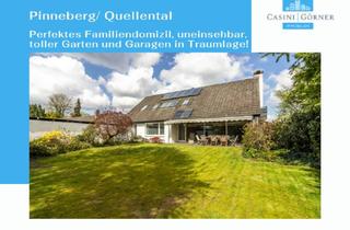 Einfamilienhaus kaufen in 25421 Pinneberg, Pinneberg - Perfektes Familiendomizil, uneinsehbar, toller Garten und Garagen in Traumlage!