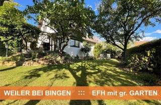 Haus kaufen in 55413 Weiler bei Bingen, Ruhiges Domizil ::: ca. 200 m² + Garten-Idylle
