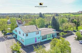 Gewerbeimmobilie kaufen in 71570 Oppenweiler, Variabel nutzbare Gewerbehalle mit Büro Dazu eine Tolle Wohnung mit Sonnen-Terrasse