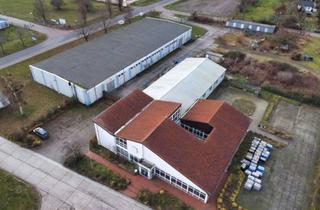 Gewerbeimmobilie kaufen in 39261 Zerbst/Anhalt, Großflächiges Gewerbegrundstück mit hochwertigen Hallen und Verwaltungsgebäude