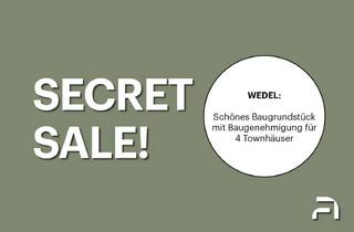Grundstück zu kaufen in 22880 Wedel, Zentral in Wedel | Schönes Baugrundstück mit Baugenehmigung für 4 Townhäuser