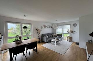 Wohnung kaufen in 74369 Löchgau, Lichtdurchflutete 3,5-Zimmer-Neubauwohnung mit Einbauküche und Feldrandlage (provisionsfrei)