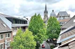 Wohnung mieten in 52062 Aachen, Helle und hochwertig Sanierte 2-Zimmer-Dachgeschosswohnung mit Dachterrasse und Blick auf den Dom