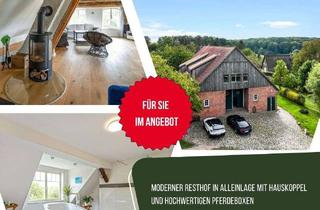 Haus kaufen in 19217 Rieps, Moderner Resthof in Alleinlage mit Hauskoppel und hochwertigen Pferdeboxen