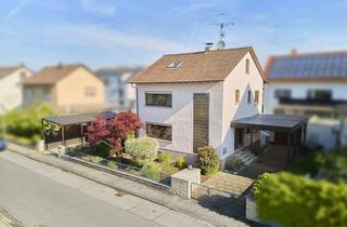 Einfamilienhaus kaufen in 69502 Hemsbach, Freistehendes Einfamilienhaus -sanierungsbedürftig!- mit schönem Garten, Terrasse und Garage