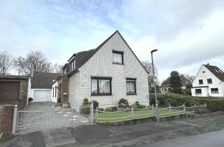 Haus kaufen in 28757 Schönebeck, PURNHAGEN-IMMOBILIEN - Schönebeck - freist. 1-2-Fam.-Haus mit Garage u. kl. Grundstück in guter Lag