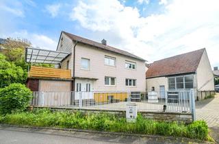 Haus kaufen in 97274 Leinach, ++Zweifamilienhaus mit Nebengebäude in Leinach zvk., Bj 1962, 150m² Wfl.++