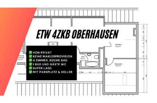 Wohnung kaufen in Roonstraße 73, 46049 Alstaden-Ost, Günstige 4-Zimmer-Dachgeschosswohnung in Oberhausen