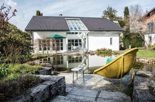 Einfamilienhaus kaufen in 82266 Inning am Ammersee, Bachern - Großzügiges und wunderbar ruhig gelegenes Einfamilienhaus umgeben von blühenden Gärten