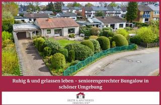 Haus kaufen in 22846 Norderstedt, Ruhig & und gelassen leben - seniorengerechter Bungalow in schöner Umgebung