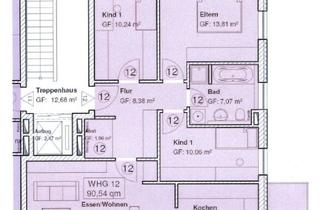 Wohnung kaufen in 84034 Landshut, Landshut - 4-Zimmer Eigentumswohnung, 1.OG, Landshut-Nikola