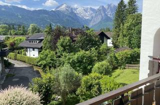 Wohnung mieten in 82467 Garmisch-Partenkirchen, Helle, vollmöblierte 3-Zimmer-Wohnung zur befristeten Untermiete ab 01.08. für bis zu 5 Monate