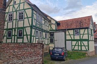 Haus kaufen in 37281 Wanfried, Wanfried - Kleines Fachwerkgehöft in ruhiger Lage nahe der Werra