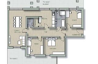 Wohnung kaufen in 69231 Rauenberg, Gartenhaus Suite: Exklusives rollstuhlgerechtes Refugium im Gartengeschoss-Haus-im-Haus-Konzept!