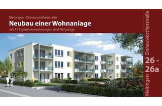 Wohnung mieten in Donauwörther Str. 26, 86405 Meitingen, Neubau Erstbezug - Großzügige 3,5 Zimmerwohnung mit Balkon