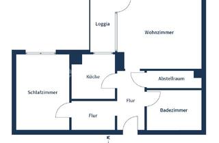 Wohnung kaufen in 25451 Quickborn, Hamburg "gleich um die Ecke": Gepflegte 2-Zimmer-Wohnung mit Loggia in bevorzugter Wohngegend