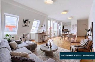 Wohnung kaufen in Bossestraße, 10245 Berlin, Neugebaut! Helle 3-Zi.-Dachgeschosswohnung mit Balkon & Aufzug im Rudolfkiez!