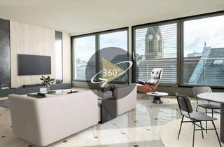 Penthouse kaufen in 60313 Innenstadt, Individuelles Penthouse mit attraktiven Außenbereichen im Herzen Frankfurts.