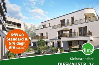 Wohnung kaufen in Dieskaustraße 27, 04229 Kleinzschocher, KfW-40-Neubau am Volkspark! WE im Hinterhaus mit Terrasse, Garten, Tageslichtbad, HWR, Keller u.v.m.