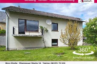 Einfamilienhaus kaufen in 55444 Schweppenhausen, Freistehendes Einfamilienhaus mit Balkon und Garten