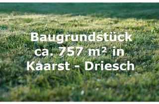 Grundstück zu kaufen in 41564 Kaarst, + Driesch + Baugrundstück ca. 757 m² + ruhige Lage + Gebäude zum Abriss Bj. ca. 1880 +