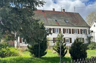 Haus kaufen in 78166 Donaueschingen, Idyllisch gelegener Pfarrhof von 1810 mit Pfarrscheune bei Donaueschingen (Grundstück in Erbpacht)