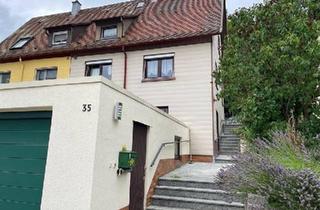 Haus kaufen in 74523 Schwäbisch Hall, Schwäbisch Hall - DHH in stadtnaher Randlage5 Zimmer mit Garten und Doppelgarage