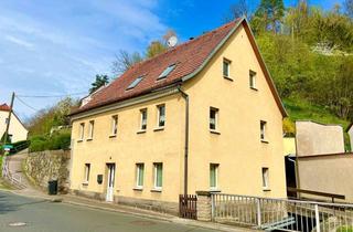 Einfamilienhaus kaufen in 01814 Bad Schandau, Sanierungsbedürftiges Einfamilienhaus mit idyllischem Grundstück am Hang