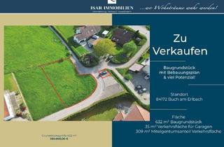 Grundstück zu kaufen in 84172 Buch am Erlbach, Ihr Traumgrundstück wartet in Buch am Erlbach – mit Bebauungsplan und viel Potenzial!