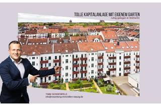 Wohnung kaufen in Ferdinand-Jost-Straße 25, 04299 Stötteritz, Hochwertige 3-Zimmerwohnung inkl. eigenem Garten & KFZ-Stellplatz im Herzen von Leipzig-Stötteritz