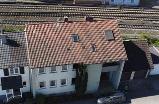 Haus kaufen in 91522 Ansbach, Ansbach - 2-Familien Stadthaus Ansbach mit viel Potenzial für Lager, Kleingewerbe, Hobby, Garten