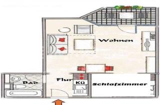 Wohnung kaufen in Adolf-Braun-Straße, 90429 Muggenhof, 1,5-Zimmerwohnung mit Balkon im EG. - Muggenhof