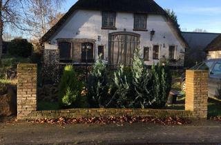 Bauernhaus kaufen in 24861 Bergenhusen, Ältestes ehemaliges Bauernhaus unter Reet im Storchendorf
