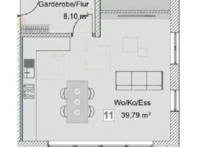 Wohnung kaufen in 88605 Meßkirch, Moderne Dachgeschosswohnungen zu verkaufen - Zentrumsnahes Mehrfamilienhaus - Neubau