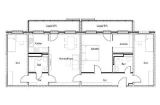Wohnung mieten in 01640 Coswig, 4-Raumwohnung mit zwei Balkonen