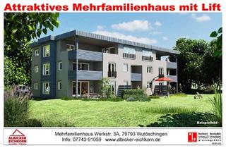Wohnung kaufen in 79793 Wutöschingen, 3 Zi. OG mit Balkon ca. 86 m² - Wohnung 6 - Werkstraße 3a, 79793 Wutöschingen - Neubau