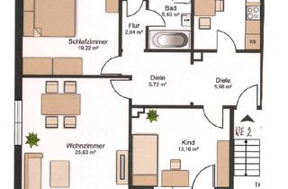 Wohnung kaufen in 60435 Berkersheim, Geräumige Dreizimmerwohnung in gesuchter Lage