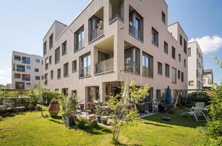 Wohnung kaufen in 68167 Neckarstadt-Ost / Wohlgelegen, Ihr Sonnenplatz im Turley-Quartier - Neuwertige Terrassenwohnung mit großem Privatgarten!