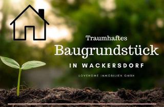 Grundstück zu kaufen in 92442 Wackersdorf, Sonniges & traumhaftes Baugrundstück in Wackersdorf