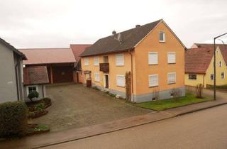 Immobilie kaufen in 91717 Wassertrüdingen, ehemaliges landw. Anwesen mit Nebengebäuden