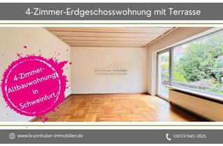 Wohnung mieten in 97424 Schweinfurt, Charmante 4-Zimmer-Altbauwohnung im Erdgeschoss in ruhiger Lage ab sofort zu vermieten